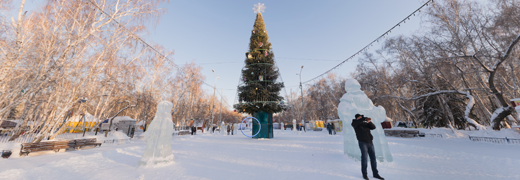 Главная городская ёлка 2016 г. Омск
